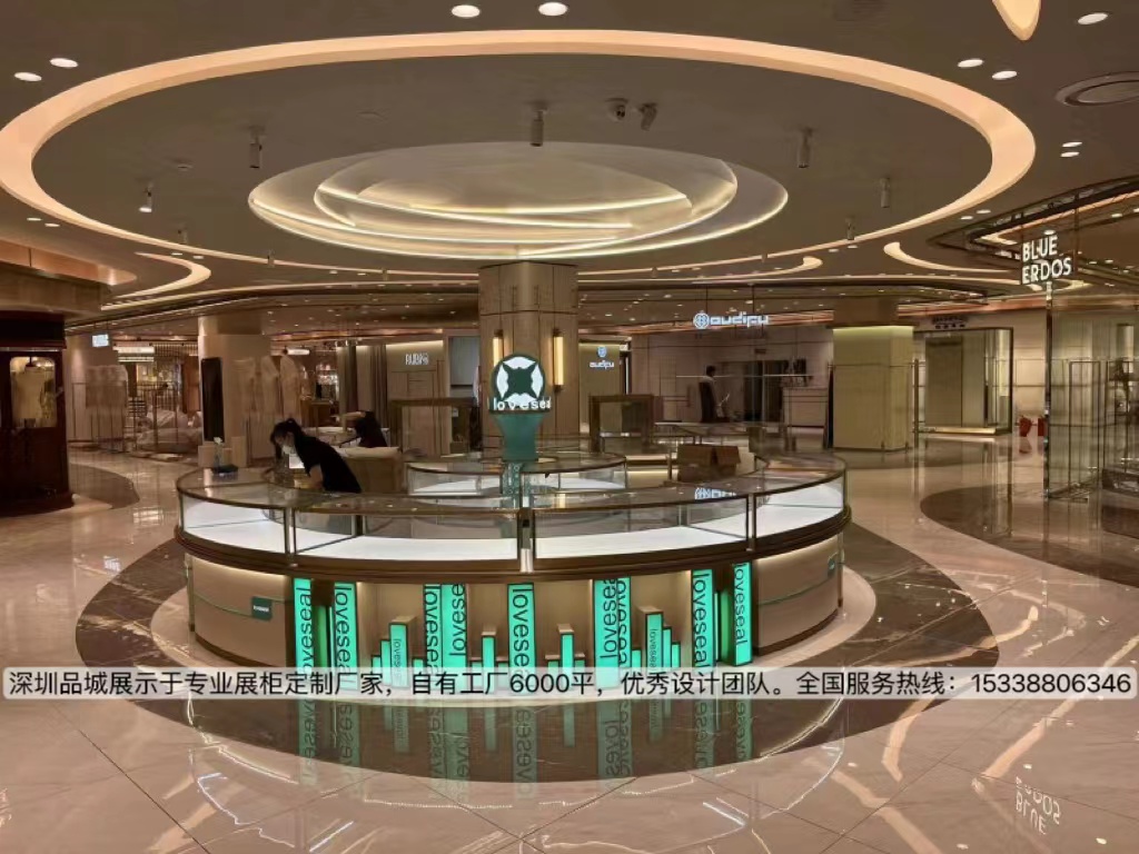 loveseal珠寶店展柜設計，打造高端大氣風定制
